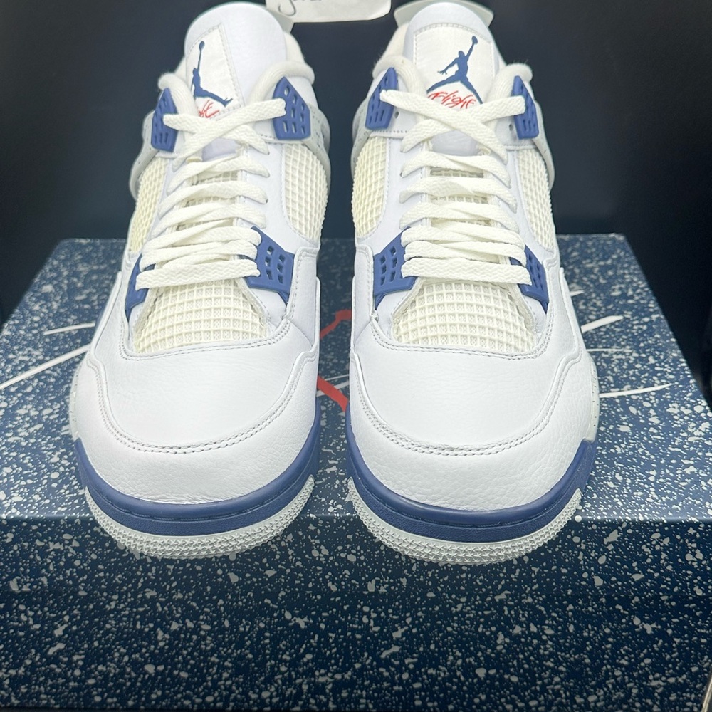 AIr Jordan 4 Midnight Navy Size 12 DH6927-140 NEW WITH BOX - Picture 4 of 5